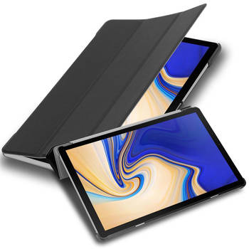 Cadorabo Tablet Hoesje geschikt voor Samsung Galaxy Tab S5e (10.5 inch) Case in SATIJN ZWART - Beschermhoes Cover Auto