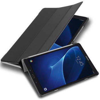 Cadorabo Tablet Hoesje geschikt voor Samsung Galaxy Tab A 2016 (10.1 inch) Case in SATIJN ZWART - Beschermhoes Cover