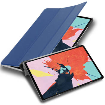 Cadorabo Tablet Hoesje geschikt voor Apple iPad PRO 11 2020 (11 inch) Case in JERSEY DONKER BLAUW - Beschermhoes Cover