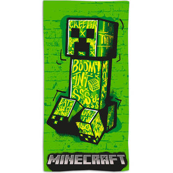 Minecraft Strandlaken Boom! - 70 x 140 cm - Polyester