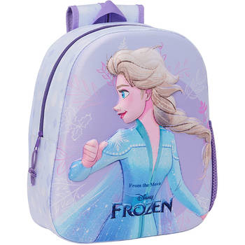 Disney Frozen Rugzak, 3D Elsa - 33 x 27 x 10 cm - Polyester