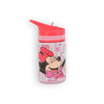 Leukste Kinderbidon met Minnie Mouse - Herbruikbare Fles (400ml) - BPA-vrij & Vaatwasserbestendig - 17cm x 7cm x 7cm -