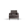 Giga Meubel - Fauteuil Stof Antraciet - Zithoogte 47cm - 89x94x83cm - Haga