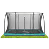 Salta Trampoline Comfort Edition Ground 366 x 244 cm met Veiligheidsnet - Groen