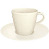 Villeroy & Boch Koffiekop en -schotel Manufacture Rock - Wit - 160 ml