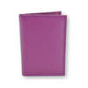 Pasjeshouder - Compact - Leer - Fuchsia