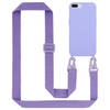 Cadorabo Mobiele telefoon ketting geschikt voor Apple iPhone 7 PLUS / 7S PLUS / 8 PLUS Hoesje in LIQUID LICHT PAARS -