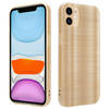 Cadorabo Hoesje geschikt voor Apple iPhone 11 in Brushed Goud - Beschermhoes Case Cover TPU silicone