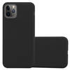 Cadorabo Hoesje geschikt voor Apple iPhone 13 PRO MAX in CANDY ZWART - Beschermhoes TPU silicone Case Cover