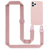 Cadorabo Mobiele telefoon ketting geschikt voor Apple iPhone 11 PRO MAX Hoesje in LIQUID ROZE - Silicone beschermhoes