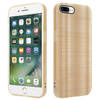 Cadorabo Hoesje geschikt voor Apple iPhone 7 PLUS / 7S PLUS / 8 PLUS in Brushed Goud - Beschermhoes Case Cover TPU