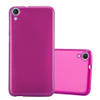 Cadorabo Hoesje geschikt voor HTC Desire 820 in ROZE - Beschermhoes TPU silicone Case Cover Brushed