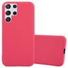 Cadorabo Hoesje geschikt voor Samsung Galaxy S22 ULTRA in CANDY ROOD - Beschermhoes TPU silicone Case Cover
