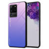 Cadorabo Hoesje geschikt voor Samsung Galaxy S20 ULTRA in ROZE - BLAUW - Tweekleurige beschermhoes TPU-silicone Case