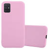 Cadorabo Hoesje geschikt voor Samsung Galaxy A71 4G in CANDY ROZE - Beschermhoes TPU silicone Case Cover