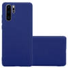 Cadorabo Hoesje geschikt voor Huawei P30 PRO in CANDY DONKER BLAUW - Beschermhoes TPU silicone Case Cover