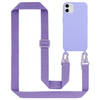 Cadorabo Mobiele telefoon ketting geschikt voor Apple iPhone 11 Hoesje in LIQUID LICHT PAARS - Silicone beschermhoes