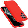 Cadorabo Hoesje geschikt voor Samsung Galaxy S22 ULTRA Case in LIQUID ROOD - Beschermhoes TPU silicone Cover