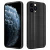 Cadorabo Hoesje geschikt voor Apple iPhone 11 PRO in Brushed Zwart - Beschermhoes Case Cover TPU silicone