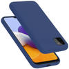 Cadorabo Hoesje geschikt voor Samsung Galaxy A22 5G Case in LIQUID BLAUW - Beschermhoes TPU silicone Cover