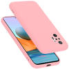 Cadorabo Hoesje geschikt voor Xiaomi RedMi NOTE 10 PRO Case in LIQUID ROZE - Beschermhoes TPU silicone Cover