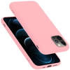 Cadorabo Hoesje geschikt voor Apple iPhone 13 PRO MAX Case in LIQUID ROZE - Beschermhoes TPU silicone Cover