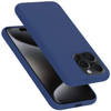 Cadorabo Hoesje geschikt voor Apple iPhone 15 PRO Case in LIQUID BLAUW - Beschermhoes TPU silicone Cover