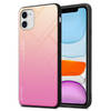 Cadorabo Hoesje geschikt voor Apple iPhone 11 in GEEL - ROZE - Tweekleurige beschermhoes TPU-silicone Case Cover