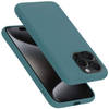 Cadorabo Hoesje geschikt voor Apple iPhone 15 PRO MAX Case in LIQUID GROEN - Beschermhoes TPU silicone Cover