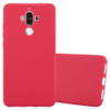 Cadorabo Hoesje geschikt voor Huawei MATE 9 in CANDY ROOD - Beschermhoes TPU silicone Case Cover