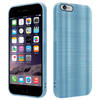 Cadorabo Hoesje geschikt voor Apple iPhone 6 PLUS / 6S PLUS in Brushed Turqoise - Beschermhoes Case Cover TPU silicone
