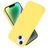 Cadorabo Hoesje geschikt voor Apple iPhone 14 Case in LIQUID GEEL - Beschermhoes TPU silicone Cover