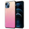Cadorabo Hoesje geschikt voor Apple iPhone 13 in GEEL - ROZE - Tweekleurige beschermhoes TPU-silicone Case Cover