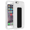 Cadorabo Hoesje geschikt voor Apple iPhone 6 PLUS / 6S PLUS Cover in ZWART - Beschermhoes TPU silicone Case met houder