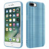 Cadorabo Hoesje geschikt voor Apple iPhone 7 PLUS / 7S PLUS / 8 PLUS in Brushed Turqoise - Beschermhoes Case Cover TPU
