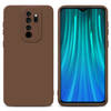 Cadorabo Hoesje geschikt voor Xiaomi RedMi NOTE 8 PRO in FLUID BRUIN - Beschermhoes TPU silicone Cover Case