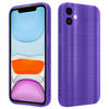 Cadorabo Hoesje geschikt voor Apple iPhone 11 in Brushed Paars - Beschermhoes Case Cover TPU silicone