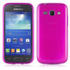 Cadorabo Hoesje geschikt voor Samsung Galaxy ACE 3 in ROZE - Beschermhoes TPU silicone Case Cover Brushed