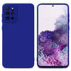 Cadorabo Hoesje geschikt voor Samsung Galaxy S20 PLUS in FLUID BLAUW - Beschermhoes TPU silicone Cover Case