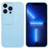 Cadorabo Hoesje geschikt voor Apple iPhone 13 PRO in Bonbon Licht Blauw - Beschermhoes TPU-silicone Case Cover