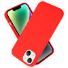 Cadorabo Hoesje geschikt voor Apple iPhone 14 Case in LIQUID ROOD - Beschermhoes TPU silicone Cover
