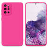 Cadorabo Hoesje geschikt voor Samsung Galaxy S20 PLUS in FLUID HOTPINK - Beschermhoes TPU silicone Cover Case