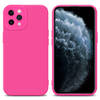 Cadorabo Hoesje geschikt voor Apple iPhone 11 PRO MAX in FLUID HOTPINK - Beschermhoes TPU silicone Cover Case