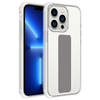 Cadorabo Hoesje geschikt voor Apple iPhone 11 PRO Cover in GRIJS - Beschermhoes TPU silicone Case met houder
