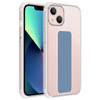 Cadorabo Hoesje geschikt voor Apple iPhone 13 Cover in LICHTBLAUW - Beschermhoes TPU silicone Case met houder