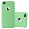 Cadorabo Hoesje geschikt voor Apple iPhone 7 PLUS / 7S PLUS / 8 PLUS in CANDY PASTEL GROEN - Beschermhoes TPU silicone