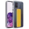 Cadorabo Hoesje geschikt voor Samsung Galaxy A71 4G Cover in GEEL - Beschermhoes TPU silicone Case met houder