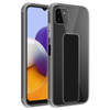 Cadorabo Hoesje geschikt voor Samsung Galaxy A22 5G Cover in ZWART - Beschermhoes TPU silicone Case met houder