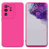 Cadorabo Hoesje geschikt voor Samsung Galaxy S20 ULTRA in FLUID HOTPINK - Beschermhoes TPU silicone Cover Case