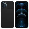 Cadorabo Hoesje geschikt voor Apple iPhone 12 PRO MAX in Bonbon Zwart - Beschermhoes TPU-silicone Case Cover